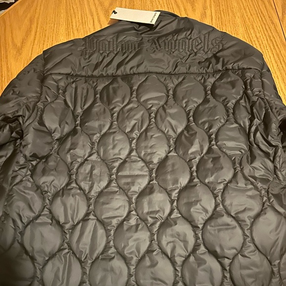 Palm Angels embroidered logo quilted jacket - Picture 3 of 6